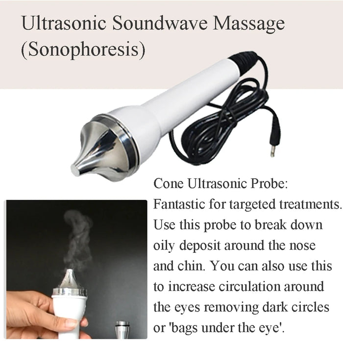 Rechargeable Mini Ultrasonic Skin Care Machine Ultrasound Wave Facial Massage Eye Area Treatment Lifting Delivering Product Tool