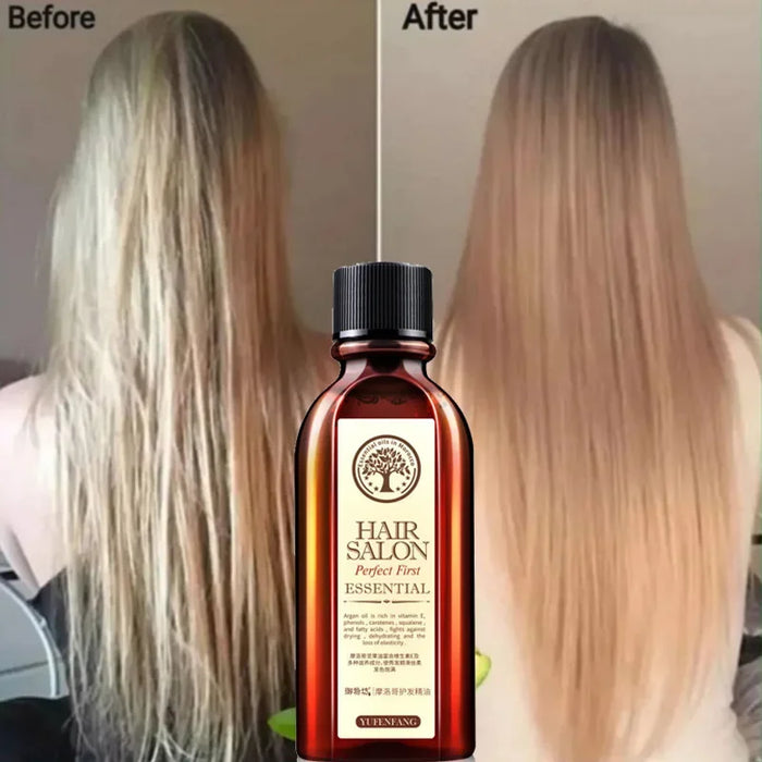 60ML Hairs Essential Oil Repair Dry Frizz Damaged Hairs Roots Smooth Silky Hair Nourishing Scalp Strengthen Hair Growth Care Oil