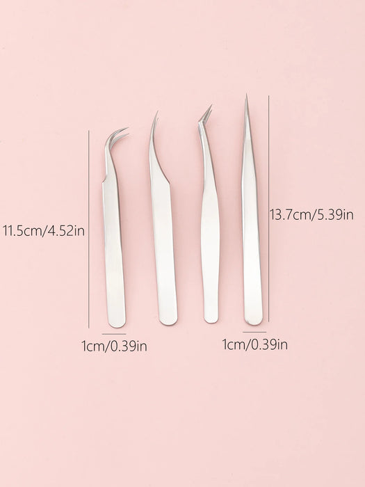 Eyelash tweezers,lash extension tools,Smooth and comfortable to the touch Precision tweezers,Stainless steel tweezers