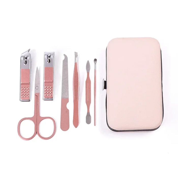 Professional Nail Cutter Tools With Travel Case Kit Kit Nail Tools Manicure Set Pedicure Sets Nail Clipper Stainless Steel