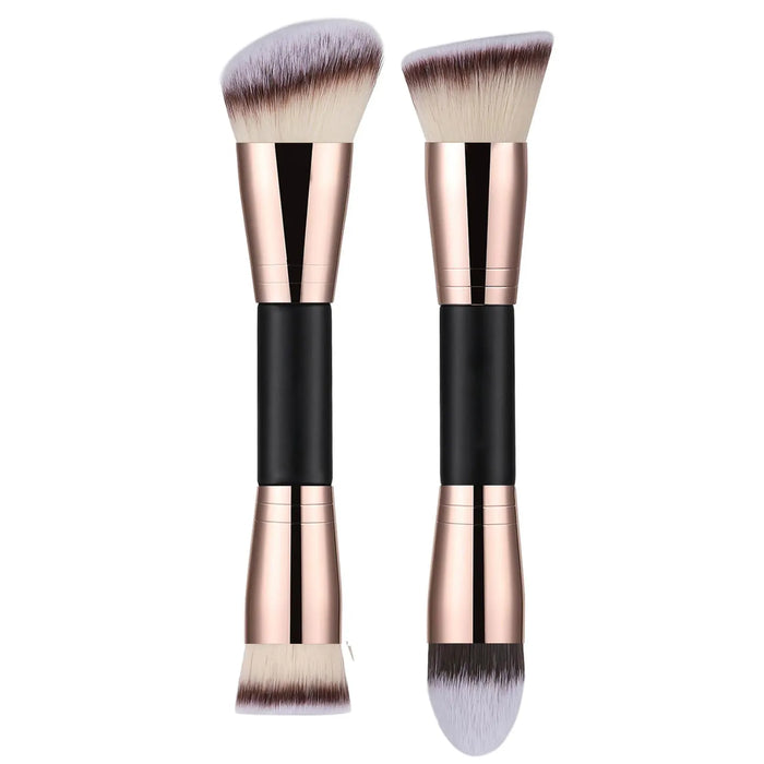 Foundation Makeup Brush, Double Ended Makeup Brushes For Blending Liquid Powder, Concealer Cream Cosmetics, Blush Brush