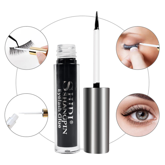 5ml Professional Eyelash Glue Clear-white/Dark-black Waterproof False Eyelashes Makeup Adhesive Lash Lift Waterproof Cosmetics