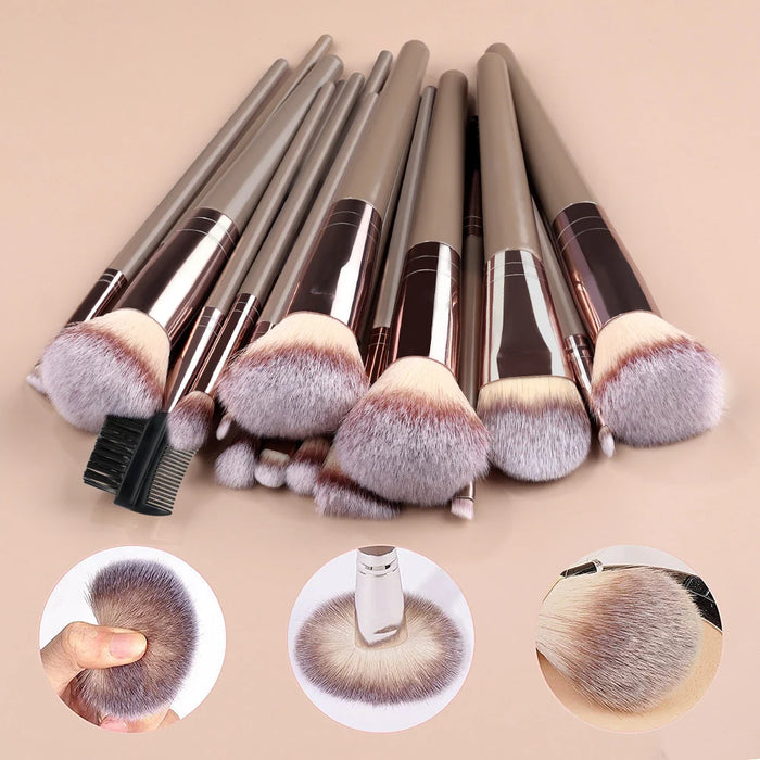 1-20pcs Makeup Brushes Set Face Professional Cosmetics Brush Soft Concealer Brush Eyeshadow Eyebrow Eyeliner Makeup Beauty Tools