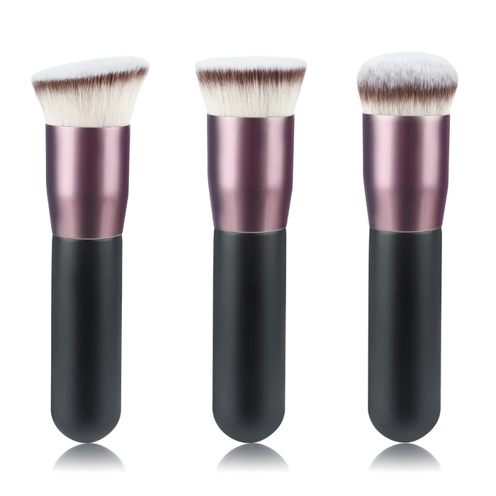 1Pcs Professional Flat Makeup Brushes Powder Liquid Foundation Blush Brush Concealer Contour Facial Make up Brushes Tool