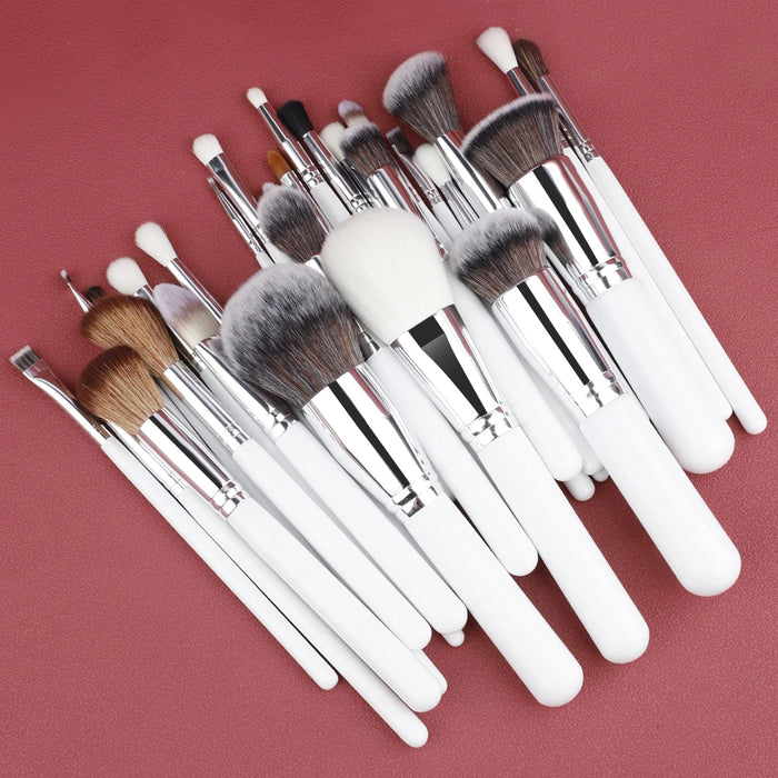 30pcs Professional Makeup Brushes Set Cosmetic Beauty Tools Foundation Eyeshadow Concealer Blend Brushes Fluffy Bristle Powder