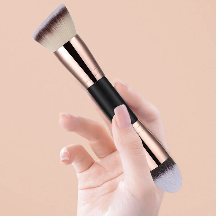 Foundation Makeup Brush, Double Ended Makeup Brushes For Blending Liquid Powder, Concealer Cream Cosmetics, Blush Brush