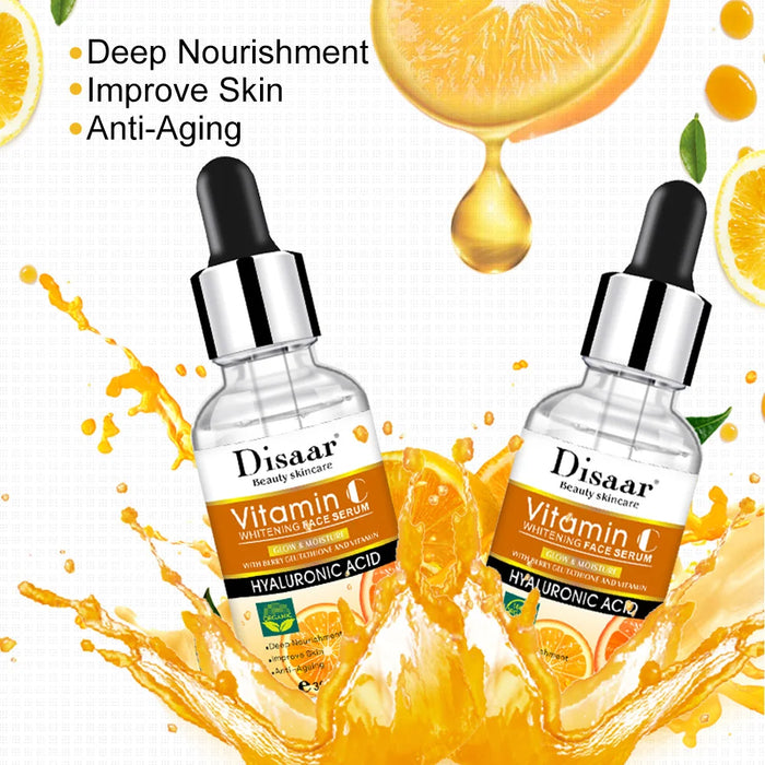 Disaar Vitamin C Facial Care Set Cream Mask Face Clean Moisturizing Serum VC Essence Repair Skin Care Set