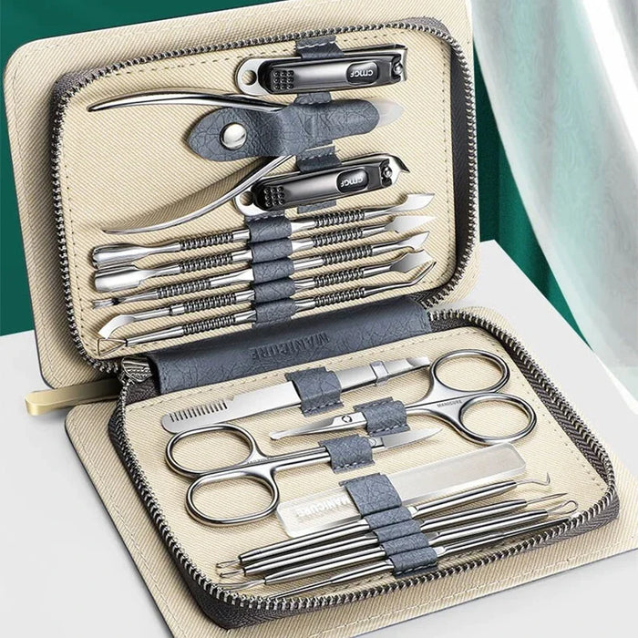 High-Quality Innate Luxury Manicure Set Surgical Grade Scissors Stainless Nail Clipper Kit Gift Package Pedicure