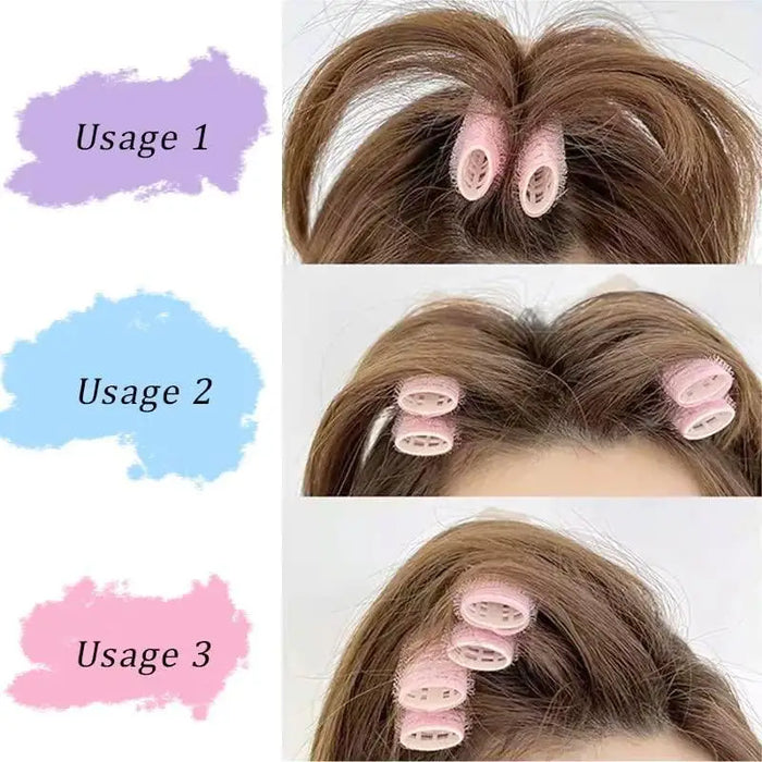 4/2/1PC Hair Root Clip Korean Fluffy Hairpin Curling Hairpin Bangs Fixed Shape Geometric Exquisite Hair Accessories Perm Iron