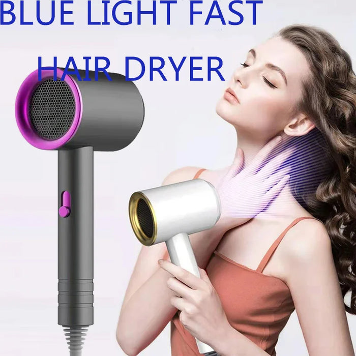 Professional Quick Hairdryer Hot Cold Wind Blow Dryer Suitable For Home Salon With Nozzles Travel Hot Cold Air Adjustmentt