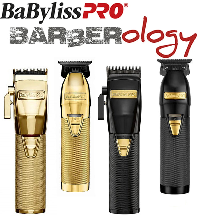 Professional BaBylissPRO Barberology METALFX Magic Clip Cordless Hair Clipper&Trimmer&Foil Shaver For Barbers and Stylists