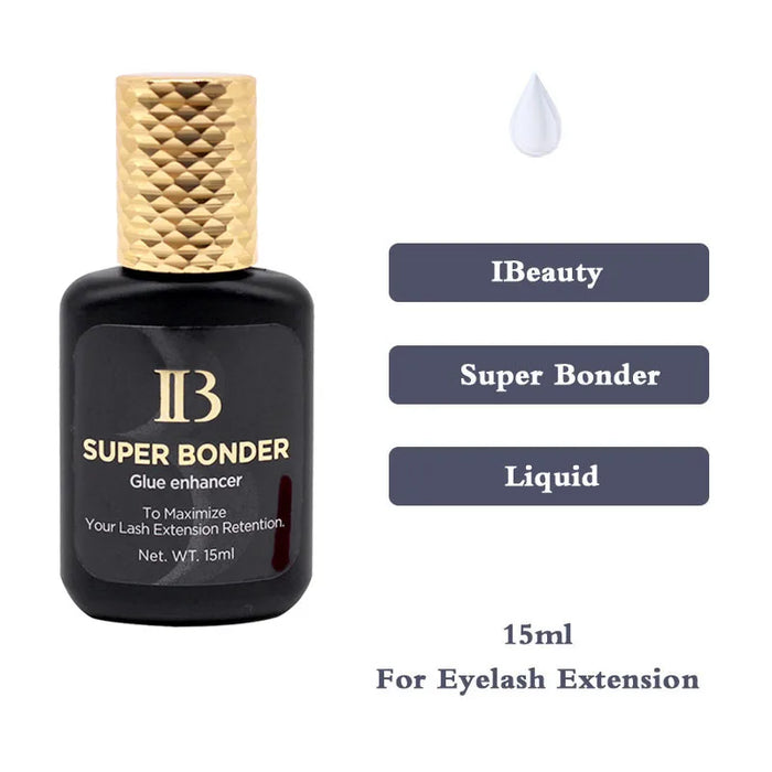 20 Bottles IBeauty Super Bonder 15ml Maximize Your Eyelashes Retention Extensions Supplies Glue Korea IB Adhesive Enhancer