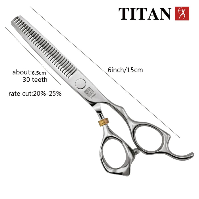 free shipping titan  Professional barber tools hair scissor