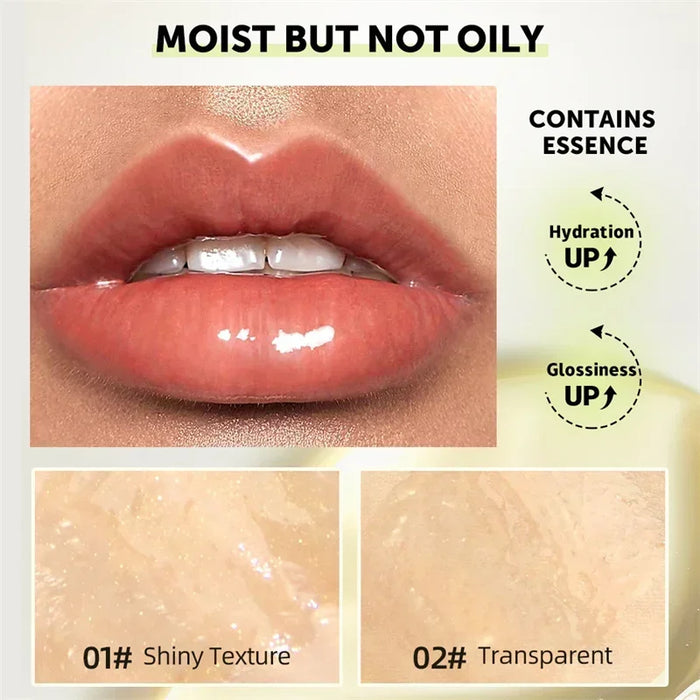 Honey Shiny Lip Oil Moisturizing Anti-dry Lip Balm Easy To Carry Anti-cracking Water Gloss Hydrating Lipstick Lip Care Cosmetics