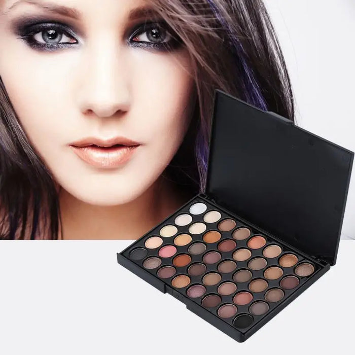 40 Colors Eyeshadow Palette Shimmer Glitter Matte Eye Shadow Professional Natural Waterproof Lasting Makeup Cosmetics Tools