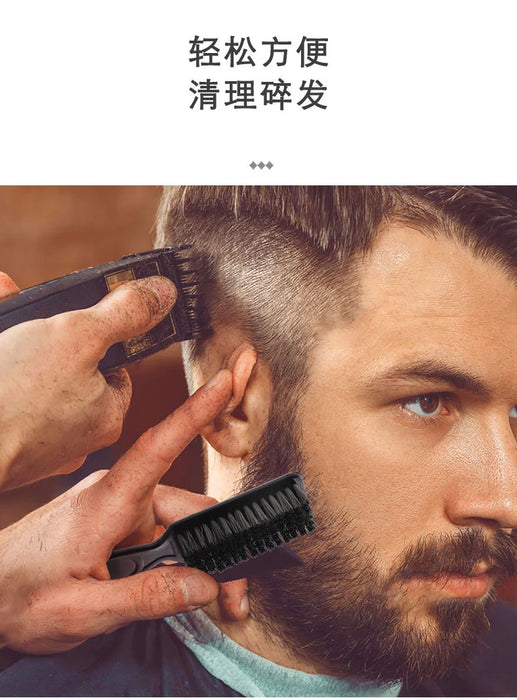 Plastic Handle Hairdressing Soft Hair Cleaning Brush Barber Neck Duster Broken Hair Remove Comb Hair Styling Tools Comb Barber