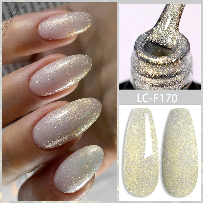 LILYCUTE Thermal Gel Nail Polish Nude Pink Winter Grey Gradient Temperature Color Changing Long Lasting Nail Art Gel Varnish