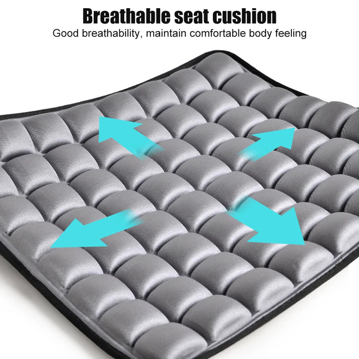 Office Chair Cushion 3D Air Inflatable Orthopedic Seat Cushion Back for Relieving Sciatica Tailbone Pain Pad Car Back Cushion