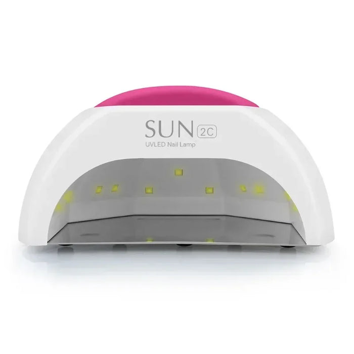 SUNUV SUN2C 48W Nail Lamp UV Lamp SUN2 Nail Dryer for UVLED Gel Nail Dryer Infrared Sensor with Rose Silicone Pad Salon Use