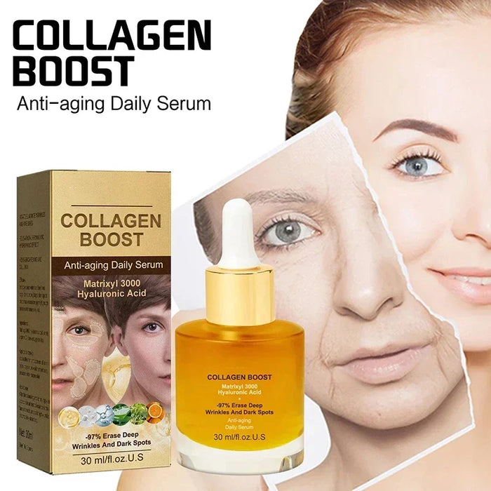 Collagen Wrinkle Remover Face Serum Anti Aging Whitening Moisturizing Fade Fine Lines Removalr Brightening Dark Spots Face Care