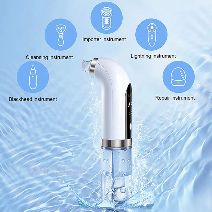 2023 Blackhead Remover Pore Vacuum Cleaner Electric Micro Small Bubble Facial Cleasing Machine USB Rechargeable Beauty Device