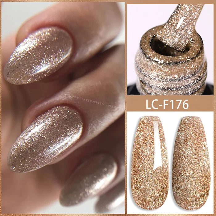 LILYCUTE Thermal Gel Nail Polish Nude Pink Winter Grey Gradient Temperature Color Changing Long Lasting Nail Art Gel Varnish