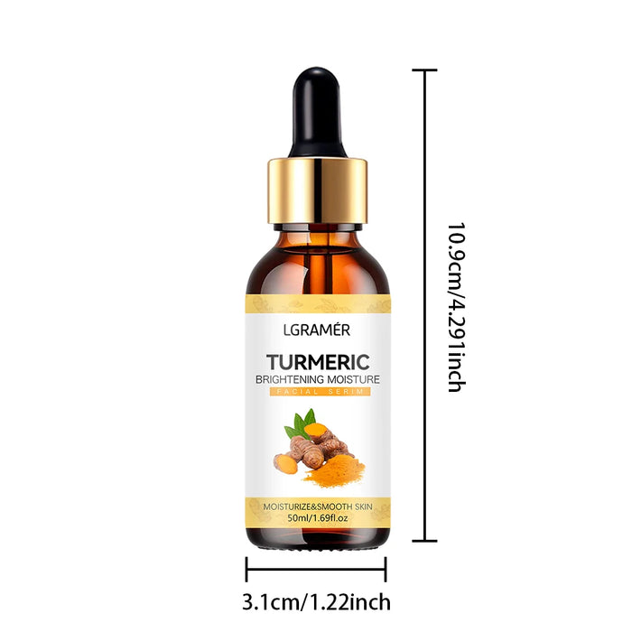 Turmeric Freckle Whitening Serum Anti-oxidant Nourishing Moisturizing Repair Skin Brighten Fade Dark Spot Essence Face Care