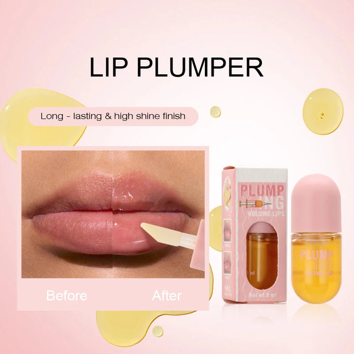 Lip Plumper Oil Instant Volumising Enhancer Long Lasting Lip Serum Collagen Lips Volume Increases Lipgloss Sexy Cosmetic 2024