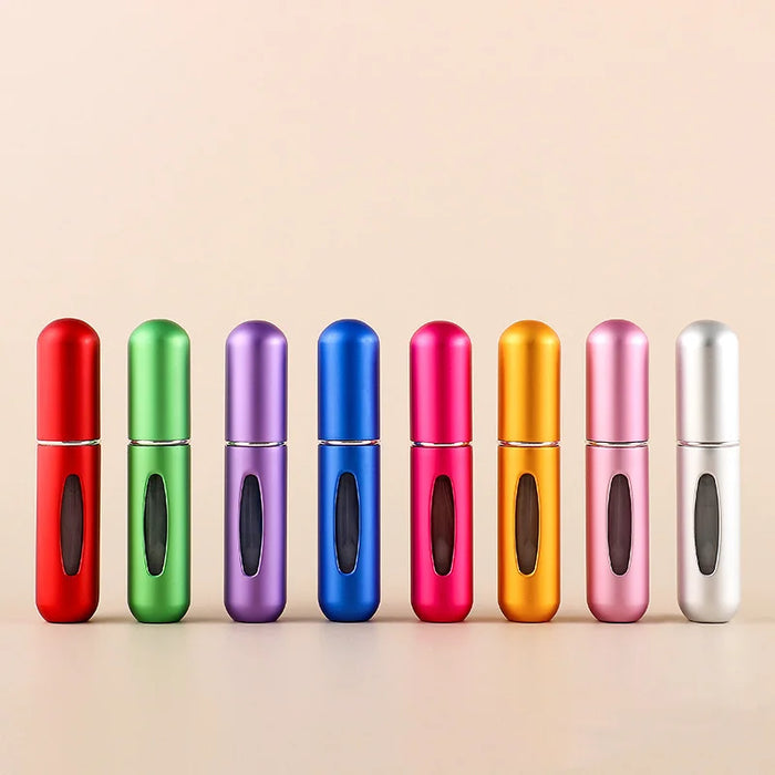 1/5Pcs Refillable Perfume Bottle With Spray Scent Pump Portable Travel Empty Cosmetic Containers Mini Spray Atomizer Bottle