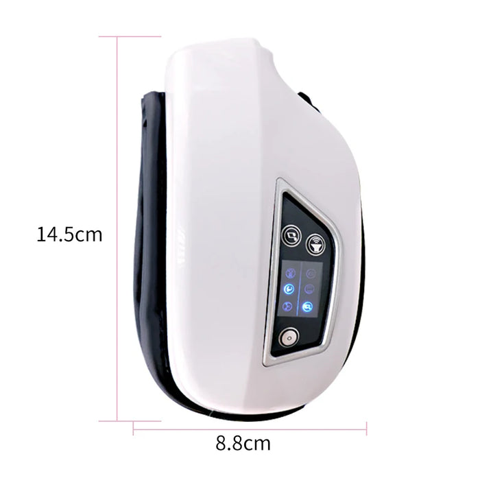 Eye Massager With Heat Smart Airbag Vibration Eye Care Compress Bluetooth Music Eye Massage Relax Fatigue Foldable Portable