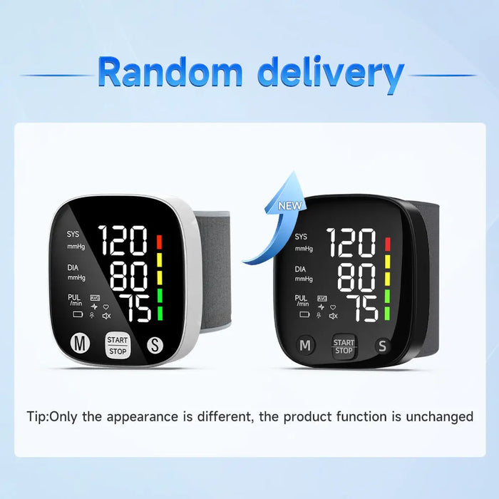 Yongrow New LED Wrist Blood Pressure Monitor Rechargeable English/Russian Voice Broadcast Sphygmomanometer Tonometer  BP Monitor