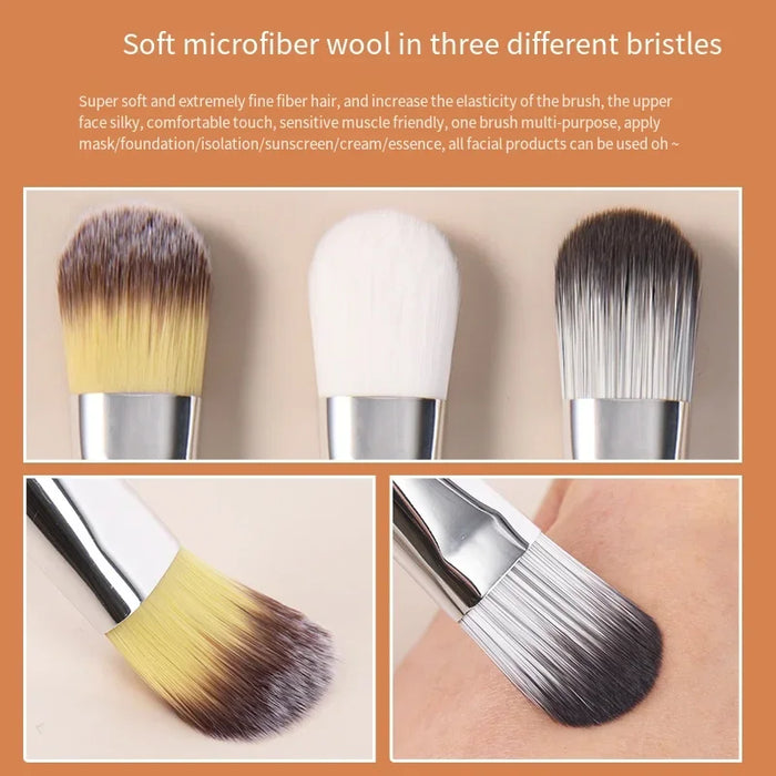 Mini Skin Care Brush SPA Professional Wool Fiber Brush Head Facial cleansing brush  Face Cosmetic Tool Facial Mask Brush