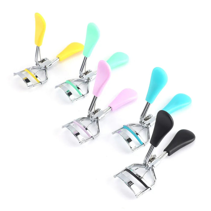 Colourful curly eyelash curler, false eyelash aid, portable beauty tool for women's makeup