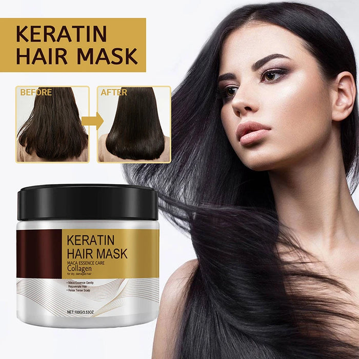 Natural Repair professional Magical Hair Mask Prevent Dryness Split Ends Repair Damage Frizz Tangles 5 Seconds Soft Smooth Care