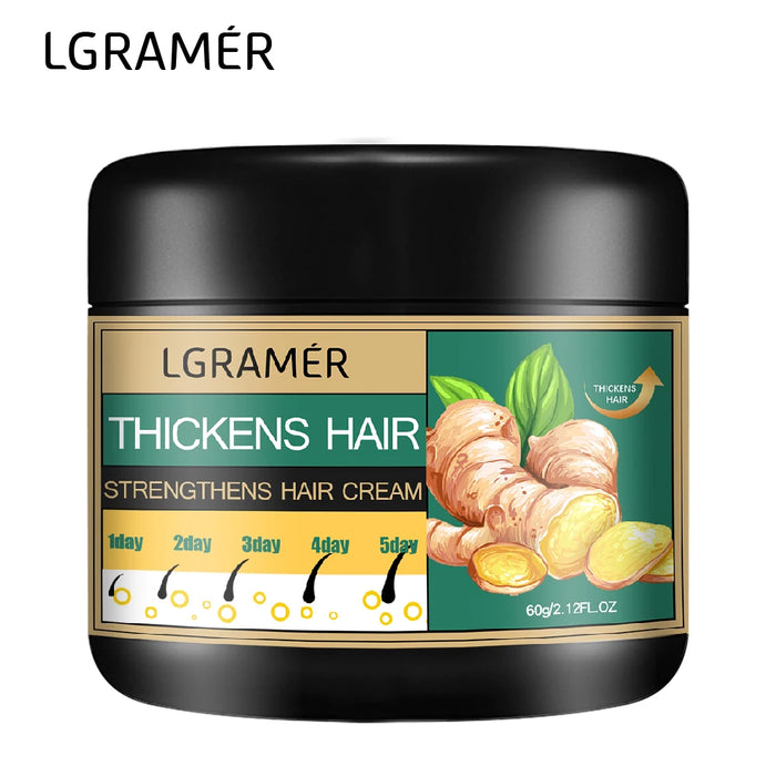 Hair Growth Products Ginger Regrowth Repair Cream Prevent Hair Loss Baldness Treatment Dense Hairs Beauty Hair Care Men Women