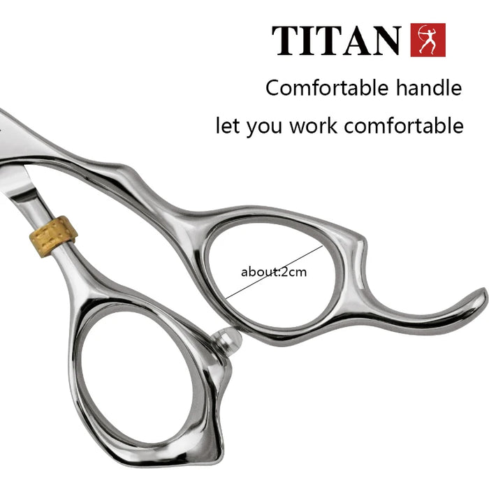 free shipping titan  Professional barber tools hair scissor