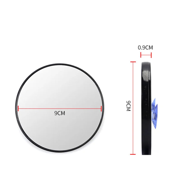 Magnification Mirror With Suction Cup Blackhead Magnifying Mirror For Bathroom Makeup Mirror Portable Mirror Round 5x/10x/15x