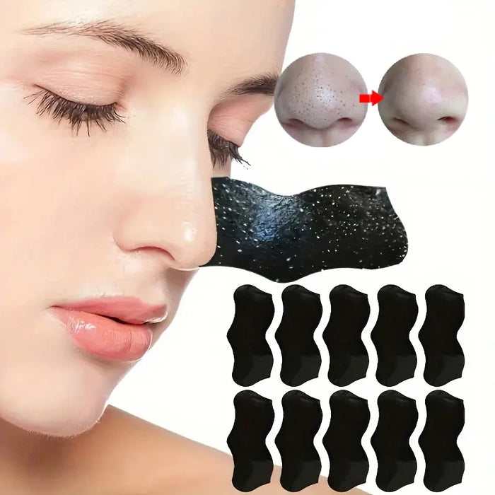 10/50 Pcs Blackhead Remover Mask Nasal Strips Black Head Nose Dot Spot Peel Off Sticker Face Acne Whitehead Pore Cleaner Nose