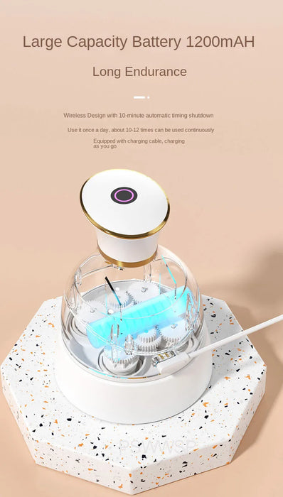 Electric Head Massager Wireless Kneading Scalp Massager Hair Growth Body Therapy Neck Shoulder Vibration Machine Head Scratcher