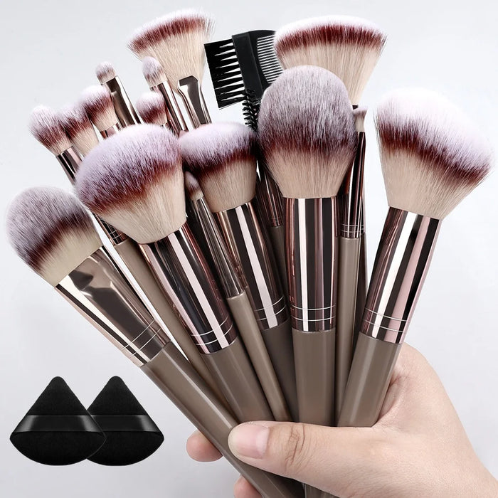 1/20Pcs Makeup Brush Set Professional Super soft detail Blush highlighter Foundation Concealer Eyeshadow Brush Women Beauty Tool