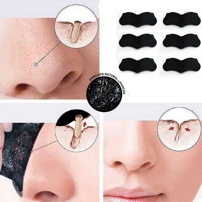 Nose Blackhead Remover Mask Deep Cleansing Skin Care Shrink Pore Acne Treatment Unisex Mask Nose Black Dots Pore Clean Strips