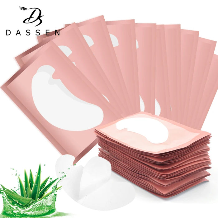 50pairs Eye Pads For Eyelash Extension Hydrogel Patches For Eyelashes U Shaped Gel Pads Lashes Extension Supplies Patches Makeup