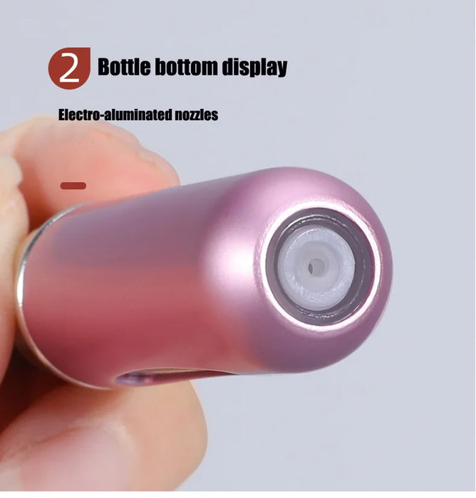 10ml 5ml Mini Portable Perfume Spray Aluminium Travel Self-Pumping Dispenser Bottle Bottom Direct Fill Jar Cosmetic Empty Tool