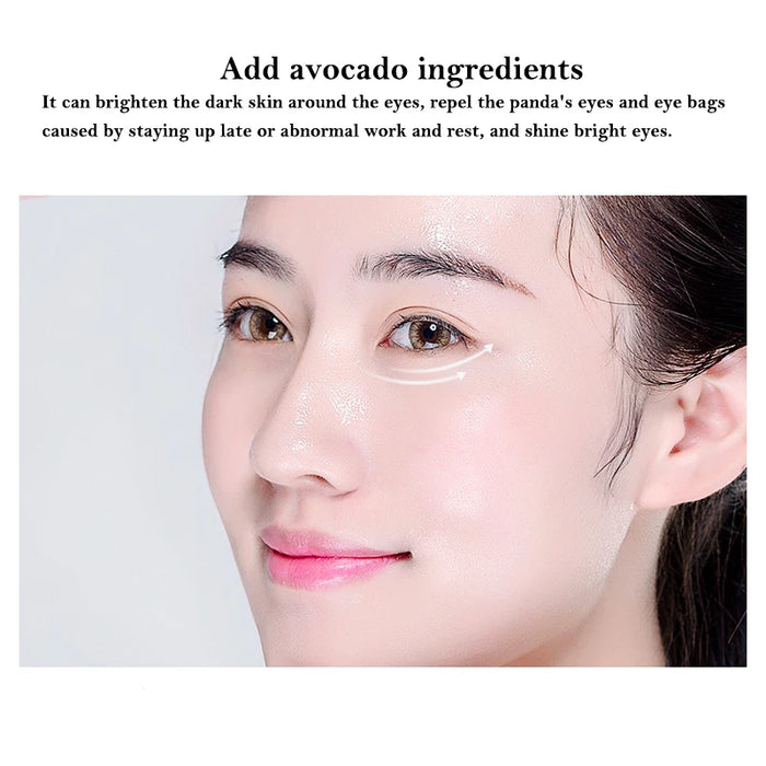 60pcs Avocado Collagen Eye Mask Moisturizing Gel Eyes Masks Eye Patches Remove Dark Circles Firming Eyes Korean Skin Care