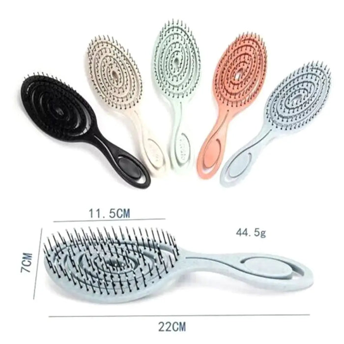 Elastic Massage Comb Tangled Hair Comb Detangling Hair Brush Hollow Out Wet Curly Hair Brushes Barber Comb Salon Styling Tools