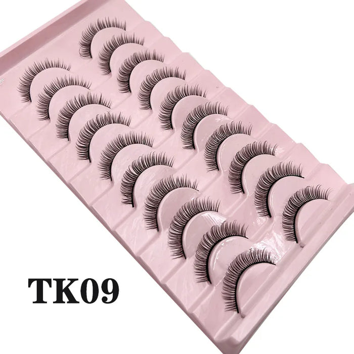 Russian Strip Lashes Makeup Lashes 25mm 3D Mink Volume Fluffy Natural False Eyelashes Thick Dramatic Mink Eyelashes Wholesale