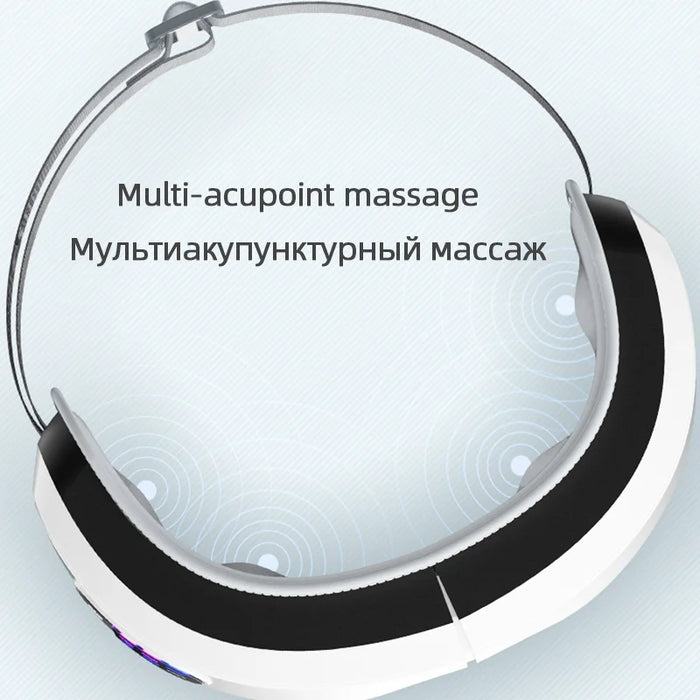 Eye Massager Heating Eyes Mask With Music Airbag Massage For Migraines, Dry Eye, Eye Strain, Dark Circles Relief Improve Sleep