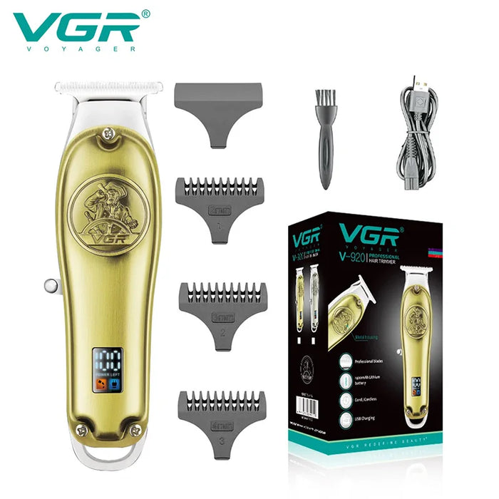 VGR Hair Clipper Cordless Hair Cutting Machine Electric Hair Trimmer Barber Professional Clippers Metal Trimmer for Men V-920