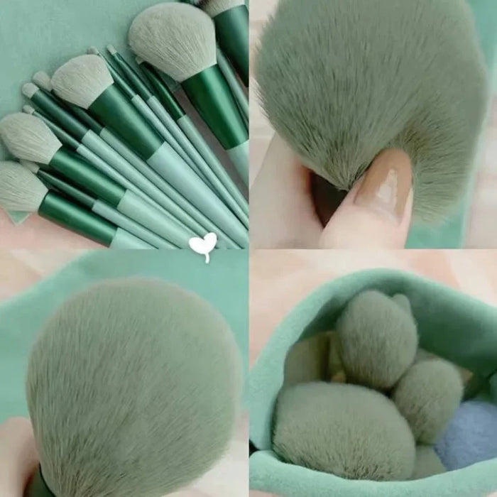 13pcs Makeup Brushes Cosmetic Full Set 3 Colors Soft Hair Female Make Up Tools Foundation Brush Eyeshadow Complete Kit