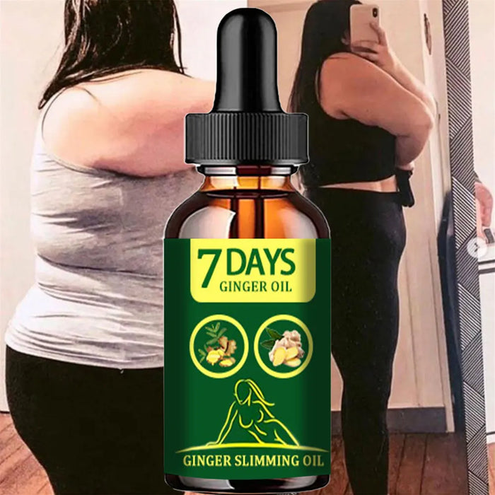 YRFKT Weight Loss Oil Dissolve Thin Leg Waist Fat Burner Break Down Fat Essential Oil Body Ginger Extract Slimming Products